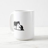 馬のマグ コーヒーマグカップ (正面左)