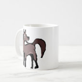 馬のマグ コーヒーマグカップ (正面左)
