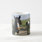 馬のマグ コーヒーマグカップ (中央)