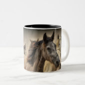 馬のマグ ツートーンマグカップ (正面右)