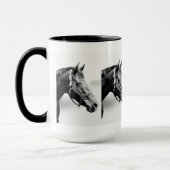 馬のマグ マグカップ (左)