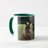 馬のマグ – 選択スタイルと色 マグカップ (正面左)