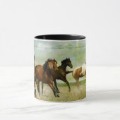 馬のマグ、馬術をテーマにしたコーヒーカップ マグカップ (中央)