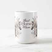 馬のママのための母の日 コーヒーマグカップ (中央)