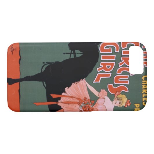 馬のメスの曲芸師のヴィンテージのサーカス Case-Mate iPhoneケース (裏面(横))