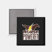 馬のライダー馬の動力 マグネット (正面/裏面)