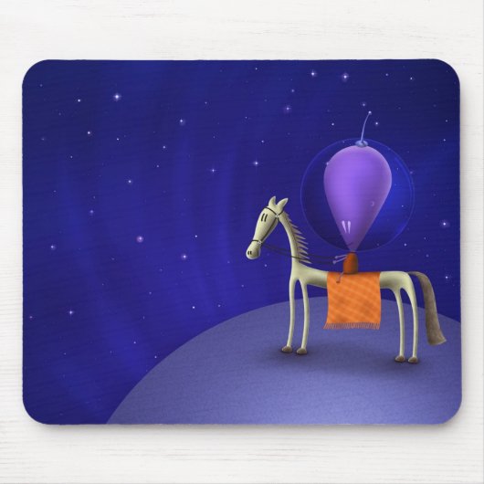 馬のライダー マウスパッド (正面)