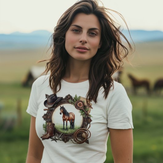 馬のライダー Tシャツ