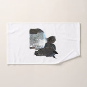 馬のライトハンドタオルを持つ人 ハンドタオル (ハンドタオル)