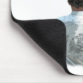 馬のライトマウスパッドを保持する人 マウスパッド (コーナー)