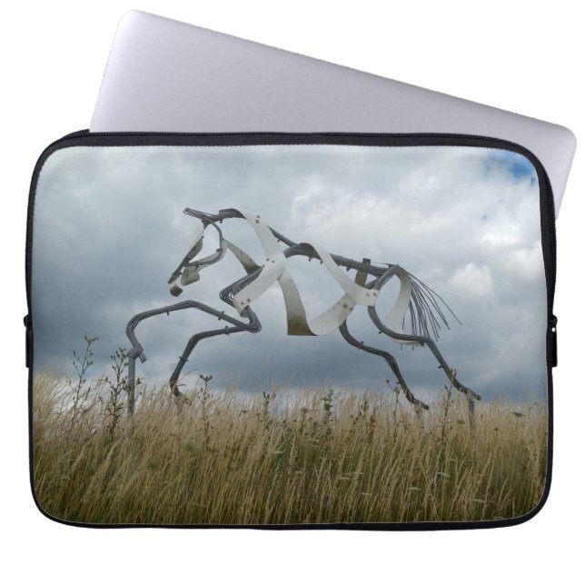 馬のラップトップスリーブ ラップトップスリーブ (正面)