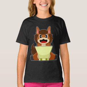馬のラップトップ Tシャツ