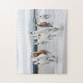 馬のランニングビーチジグソーパズル ジグソーパズル