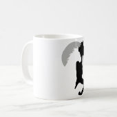 馬のランニング一緒のカップのマグカップ コーヒーマグカップ (正面左)