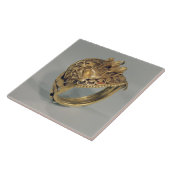 馬のリングや輪(金ゴールドおよびcornelian) タイル (側面)