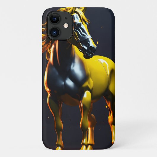 馬のロゴ iPhone 11 Barely Thereケース Case-Mate iPhoneケース (裏面)