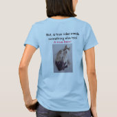 馬のワイシャツ Tシャツ (裏面)