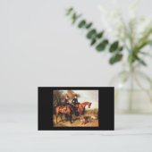 馬のヴィンテージの名刺 名刺 (スタンド正面)