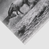 馬のヴィンテージグランジの絵を描デコパージュ 薄葉紙 (詳細)