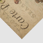 馬のヴィンテージフローラはがき 薄葉紙 (詳細)