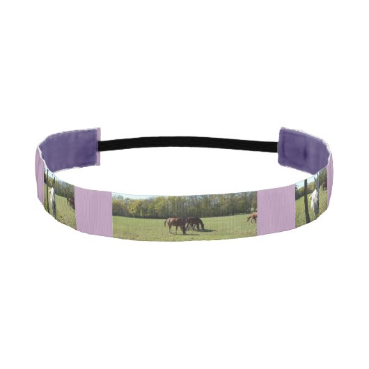 馬の一突きのヘッドバンド アスレチックヘッドバンド (正面)