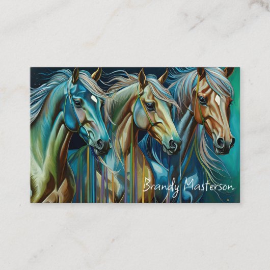 馬の三尾 名刺 (正面)