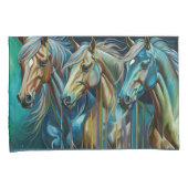 馬の三尾 枕カバー (正面右)