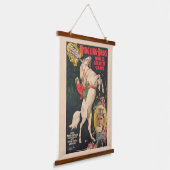 馬の上にマダムアダカステッロのサーカスのポスター 吊り下げ型タペストリー (傾斜あり)
