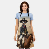 馬の上のメルカート：唯一の見知らぬ人かもしれない エプロン (着用した状態)