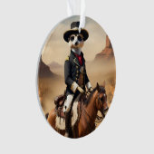 馬の上のメルカート：唯一の見知らぬ人かもしれない オーナメント (正面)