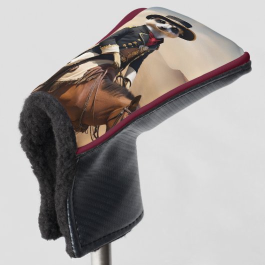 馬の上のメルカート：唯一の見知らぬ人かもしれない ゴルフヘッドカバー (3/4 正面)