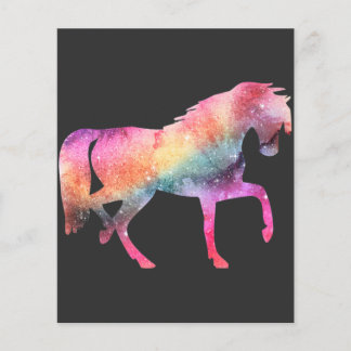 馬の乗り手に愛を持つ乗り手のためのハート チラシ