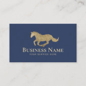 馬の乗馬インストラクターポニークラブウマ科の 名刺 (正面)