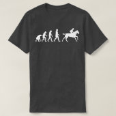 馬の乗馬ギフト2 Tシャツ (デザイン正面)
