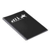 馬の乗馬ギフト ノートブック (右側)