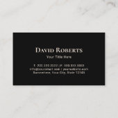 馬の乗馬ポニーモダンクラブウマ科の 名刺 (裏面)