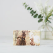 馬の仲間 名刺 (スタンド正面)