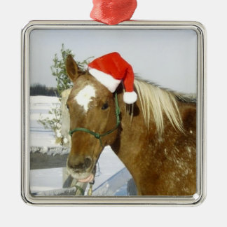 馬の休日のクリスマスのオーナメント メタルオーナメント