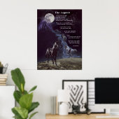 馬の伝説 ポスター (ホームオフィス)