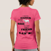 馬の信頼 Tシャツ (裏面)