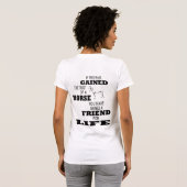 馬の信頼 Tシャツ (裏面フル)