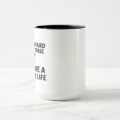 馬の働きにより良い生活 マグカップ (中央)