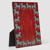 馬の写真プラーク フォトプラーク (側面)