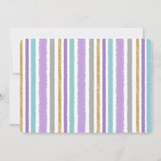 馬の写真招待状 招待状 (裏面)