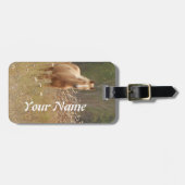 馬の写真撮影 ラゲッジタグ (正面横)