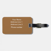 馬の写真撮影 ラゲッジタグ (裏面横)