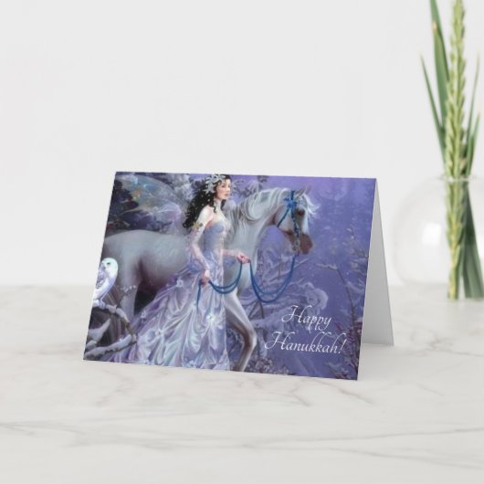 馬の冬の妖精 シーズンカード (正面)