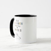 馬の分野のユニコーンがあって下さい マグカップ (正面左)