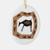 馬の初期の洞窟アート セラミックオーナメント (右)