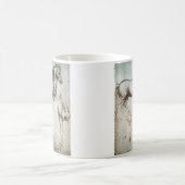 馬の勉強-レオナルド・ダ・ヴィンチ コーヒーマグカップ (中央)